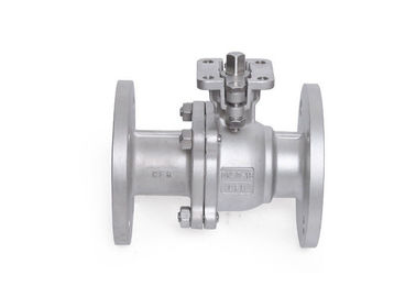 PN16 High Mounting Pad 2PC Full Port Ball Valve , Floating CF8 DN50 Ball Valve