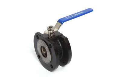 WCB Carbon Steel Wafer Type Ball Valve With Stainless Steel Handle